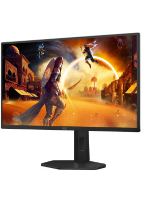 TFT 24.5" AOC 25G4SXU, Fast IPS, 300 Гц, 2xHDMI, DP, HAS, Pivot, чорно-сірий