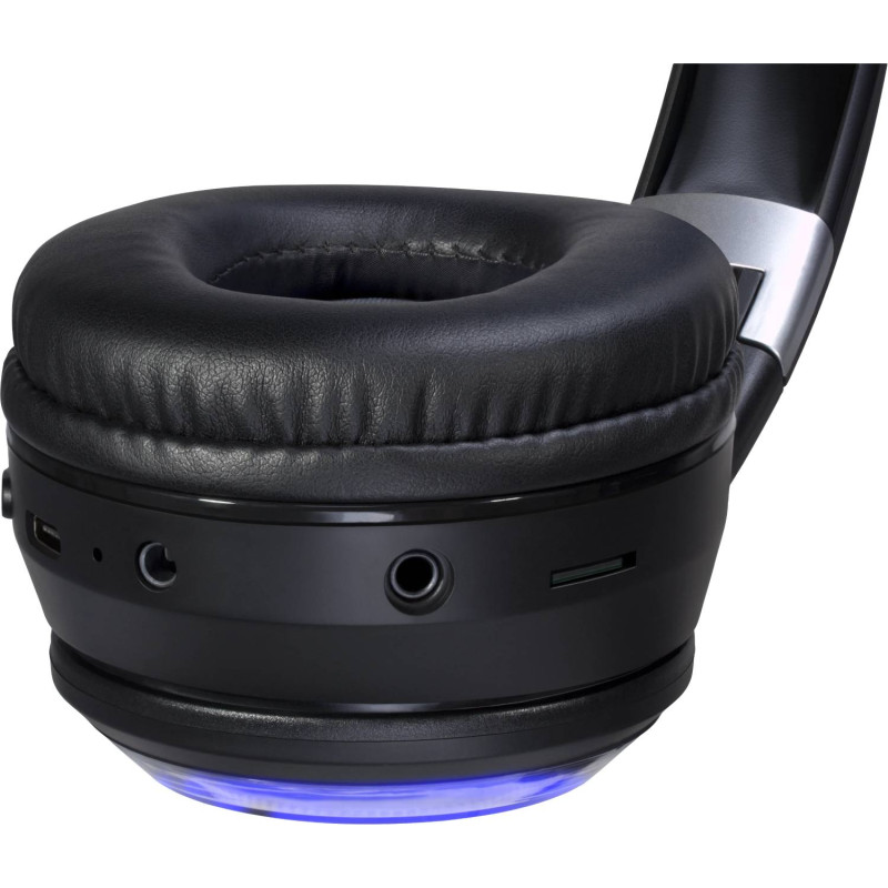 Гарнітура Defender FreeMotion B400 Bluetooth+3,5мм,гнучкий мікрофон, LED, Black