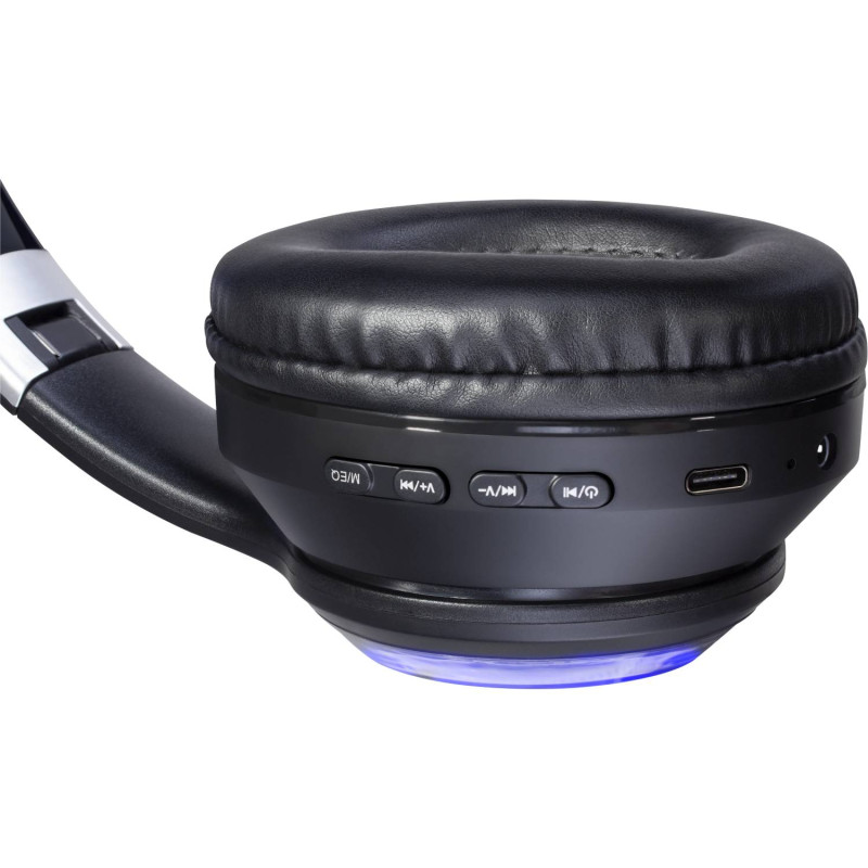Гарнітура Defender FreeMotion B400 Bluetooth+3,5мм,гнучкий мікрофон, LED, Black