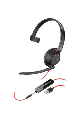 Гарнітура Poly BlackWire 5210 USB-A HS Mono