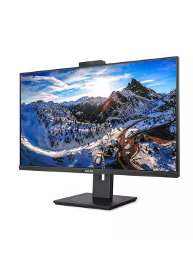 TFT 31.5" Philips 326P1H, QHD, IPS, DP, HDMI x 2, USB-С, RJ-45, webcam, Pivot, HAS, колонки, чорний