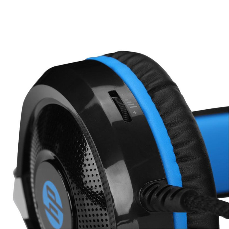 Навушники з мікрофоном HP DHE-8010 Gaming, Blue LED, Black
