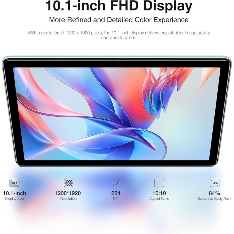Планшет Doogee T10S 10.1" FHD /6GB/128GB/ T606 6600mAh/ 8+5Мп / LTE / Metal Blue