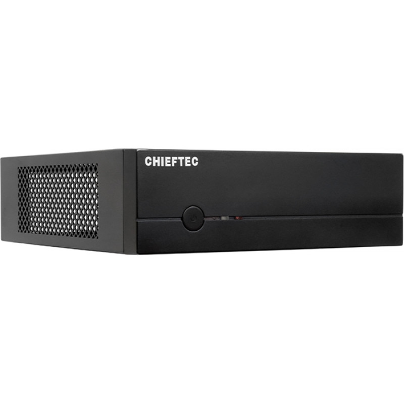 Корпус Chieftec COMPACT IX-01B-OP miniITX, без БЖ, SLIM FF