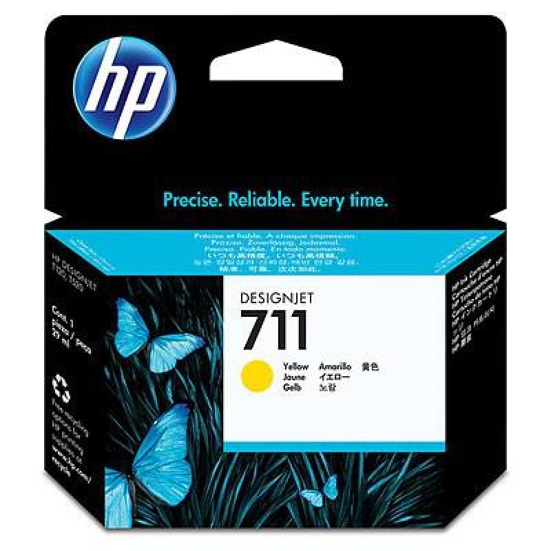 Картридж HP CZ132A No.711 DesignJet 120/520, Yellow