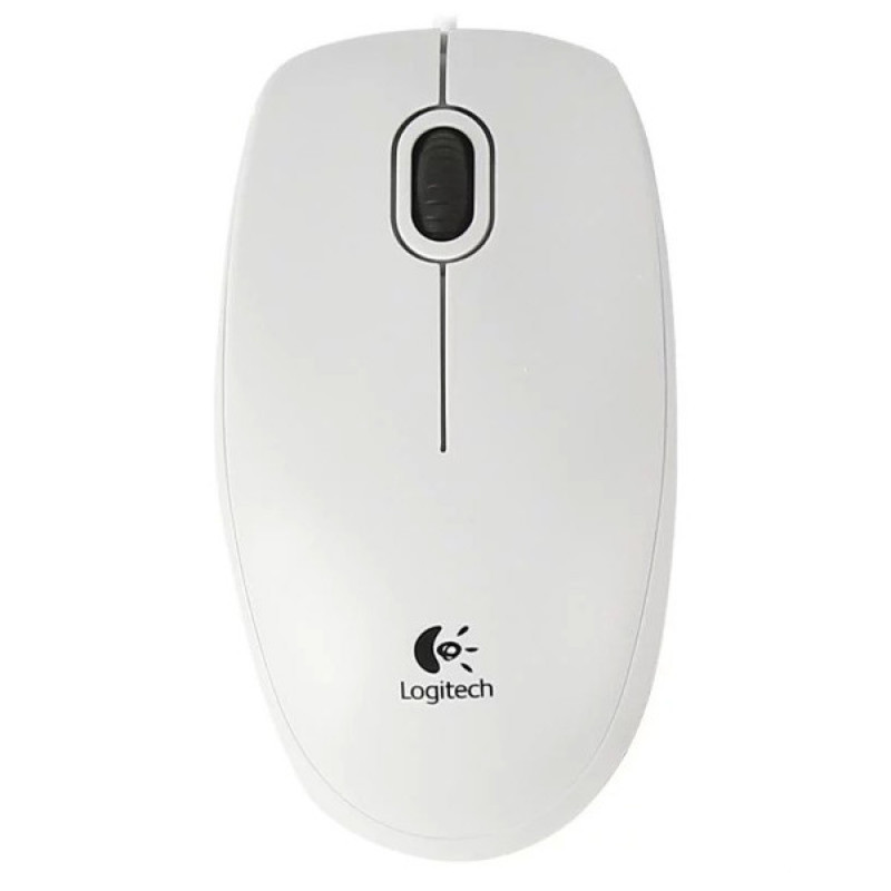 Мишка Logitech B100, 800 dpi, біла