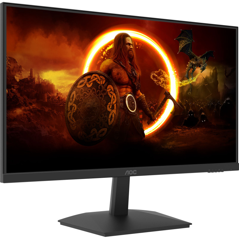 TFT 23.8" AOC 24G15N2, VA, 180Гц, 1мс, 2хHDMI, DP, чорний