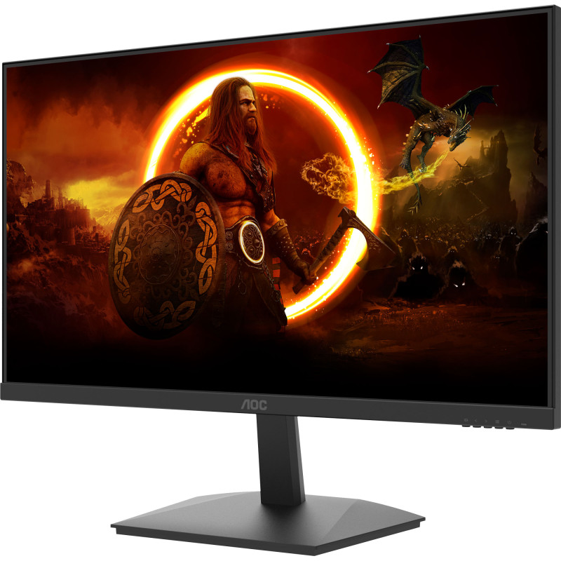 TFT 23.8" AOC 24G15N2, VA, 180Гц, 1мс, 2хHDMI, DP, чорний