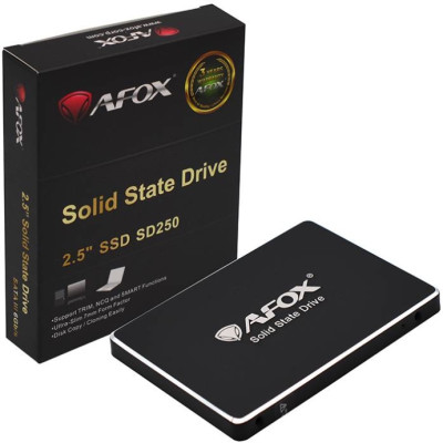 SSD 256Gb AFox 2.5" SATA III 3D NAND QLC, Retail