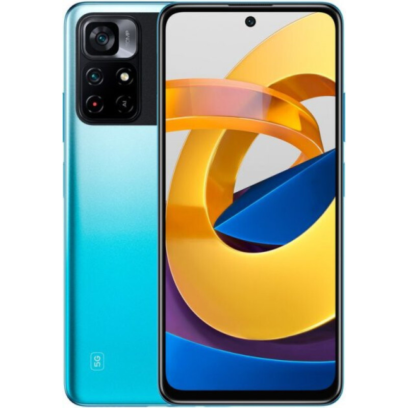 Смартфон Poco M4 Pro 5G 4/64GB Cool Blue (21091116AG)
