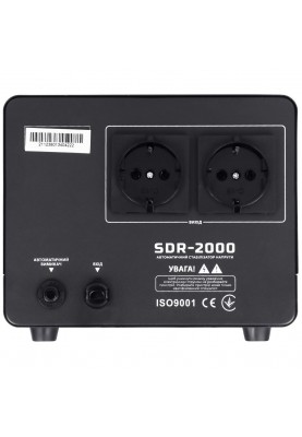 Стабілізатор напруги Gemix SDR-2000, 2000ВА/1400Вт, Ступінчастий
