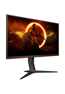 TFT 27" AOC 27G2ZN3/BK, VA, 280Гц, 0,5ms, HDMIx2, DP, HAS, Pivot, чорний з червоним