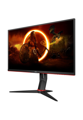 TFT 27" AOC 27G2ZN3/BK, VA, 280Гц, 0,5ms, HDMIx2, DP, HAS, Pivot, чорний з червоним