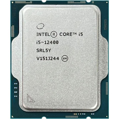 Core i5 2.5-4.4GHz/18MB TRAY (LGA1700) i5-12400 tray