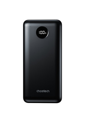 УМБ Choetech 20000mAh 45W PD3.0,QC3.0,USB-C,2хUSB-A 18W, Li-ion чорна