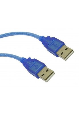 Кабель USB AM-AM, 1.5 м, синій