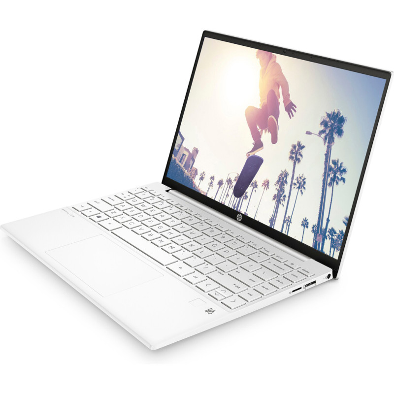 Ноутбук HP Pavilion Aero 13-be0024ua 13.3" WUXGA IPS 400n/Ryz5 5600U (4.2)/8Gb/SSD512Gb/Rad/Підсв./DOS/Білий