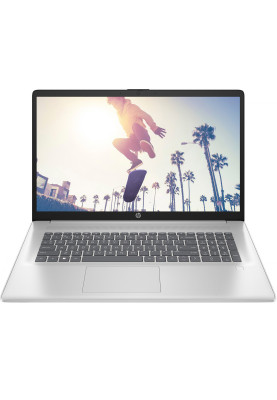 Ноутбук HP 17-cp2025ua 17.3" FHD IPS, 300n/Ryzen 5-7520U (4.3)/16Gb/SSD512Gb/Radeon/DOS/Сріблястий (B22CQEA)
