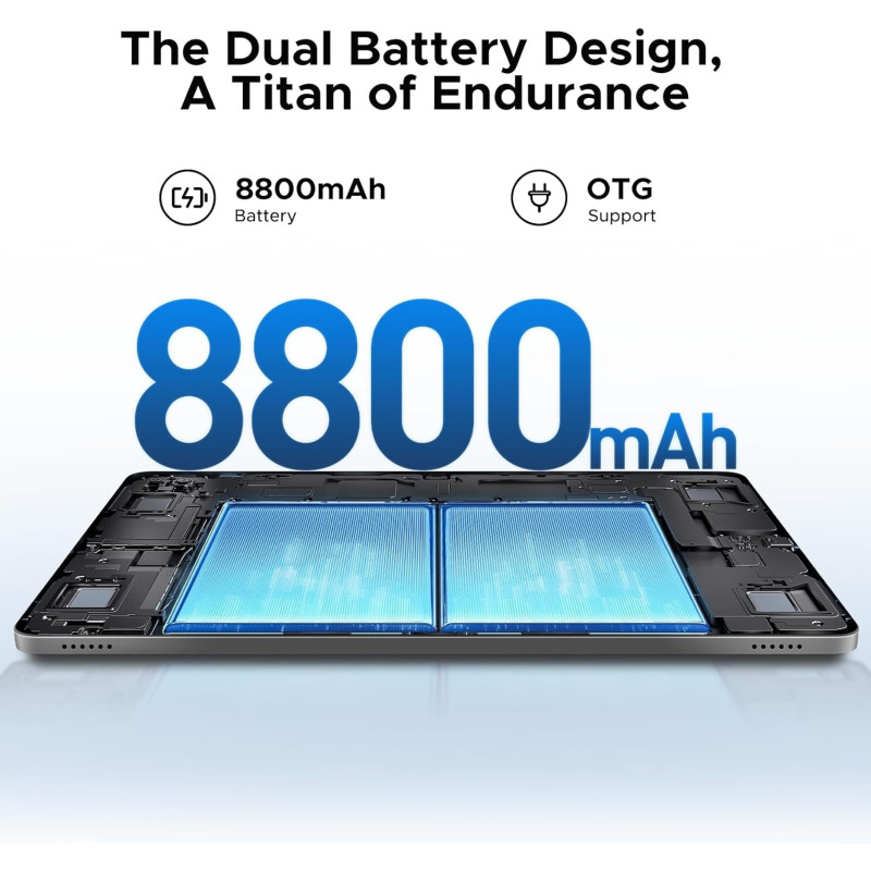 Планшет Doogee T36 12"90Hz FHD+ /8GB/256GB/ T620 /8800mAh/ 13+8Мп / LTE / Blue