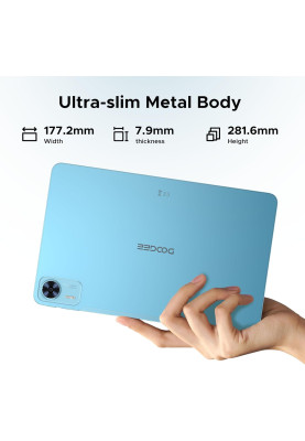 Планшет Doogee T36 12"90Hz FHD+ /8GB/256GB/ T620 /8800mAh/ 13+8Мп / LTE / Blue