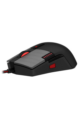 Мишка AOC AGON AGM700 ігрова, 1600dpi., 8кн., RGB PMW3389 чорна