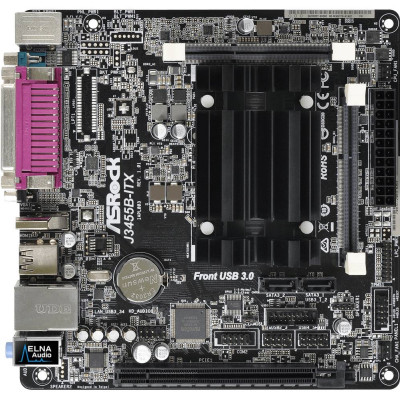Материнська плата ASRock J3455B-ITX/REF (Intel Quad-Core 2.3GHz, 2xDDR3 SoDIMM, VGA/HDMI, 1*PCIe, 2xSATAIII, mini ITX)
