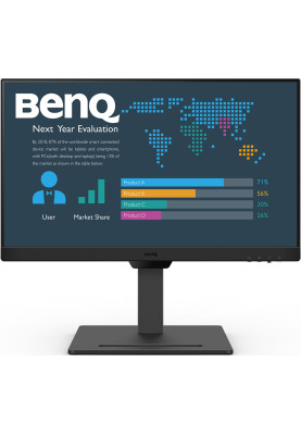 TFT 23.8" BenQ BL2490T, IPS, 100Гц, 2хHDMI, DP, HAS, колонки, чорний