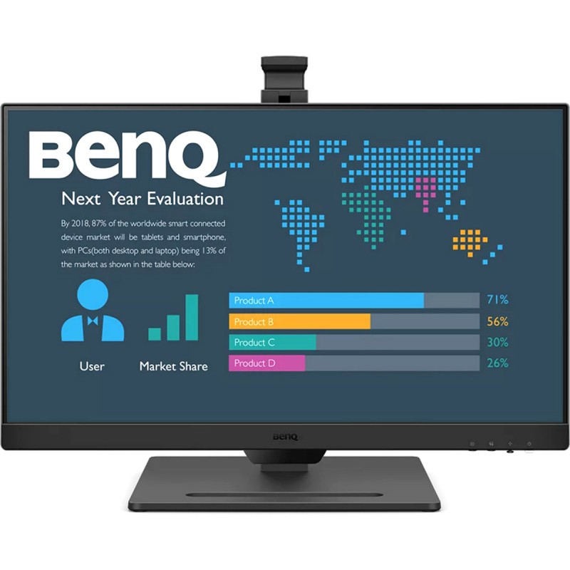 TFT 23.8" BenQ BL2490T, IPS, 100Гц, 2хHDMI, DP, HAS, колонки, чорний