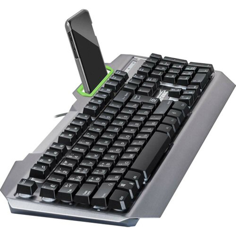 Клавіатура Defender Stainless steel GK-150DL, RGB, 9 режимів підсвітки