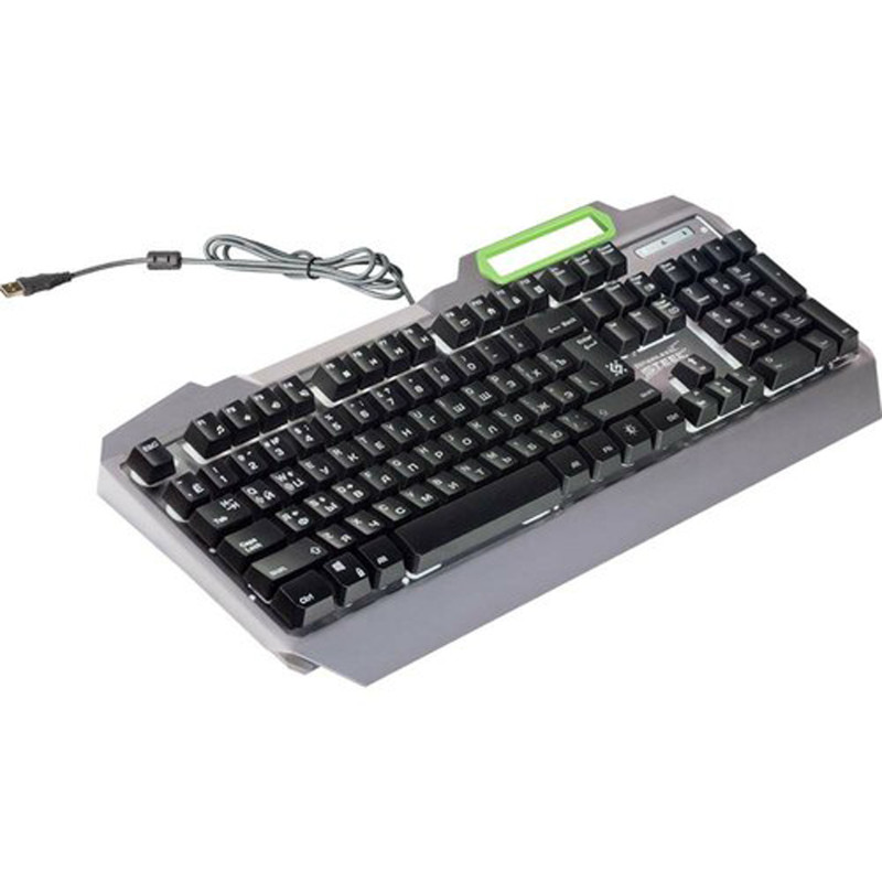Клавіатура Defender Stainless steel GK-150DL, RGB, 9 режимів підсвітки