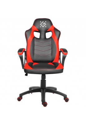 Крісло ігрове Defender SkyLine поліуретан, Клас 4, 50мм, Black/Red