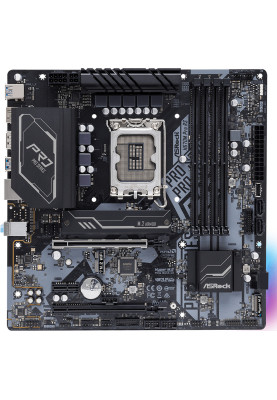 ASRock H670M PRO RS/Ref (1700/H670, 4*DDR4, 2xPCIex16, 4xSATAІІІ, 2xM.2, GLan, 7.1ch, mATX)