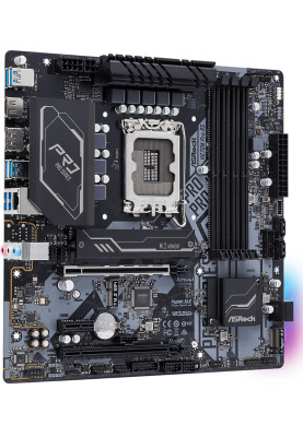 ASRock H670M PRO RS/Ref (1700/H670, 4*DDR4, 2xPCIex16, 4xSATAІІІ, 2xM.2, GLan, 7.1ch, mATX)