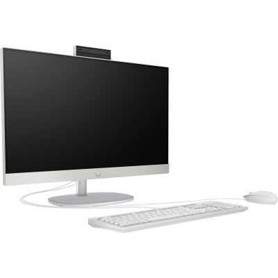 Моноблок 23.8" HP 24-cr0004ua AiO Ryzen 3 7320U/8Gb/SSD512Gb/Cam/KBD/WiFi/DOS/Shell White