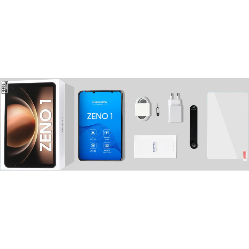 Планшет Blackview ZENO 1 8" HD+ /6GB/256GB/ T615 /6000mAh/ 8+8Мп /LTE Black