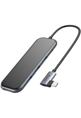 USB Hub Baseus (Type-C to 3xUSB3.0+HD4K+PD) Сірий (CAHUB-BZ0G)