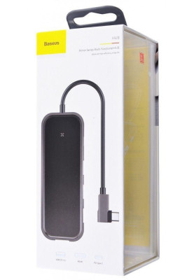 USB Hub Baseus (Type-C to 3xUSB3.0+HD4K+PD) Сірий (CAHUB-BZ0G)