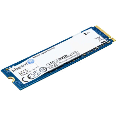SSD 2TB Kingston NV3 M.2 2280 PCIe 4.0 x4 NVMe SSD 2TB Kingston NV3 M.2 2280 PCIe 4.0 x4 NVMe