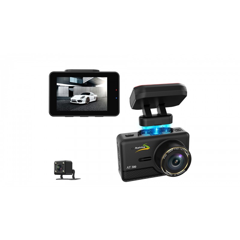 Відеореєстратор Aspiring AT300 FHD Speedcam, GPS, Magnet