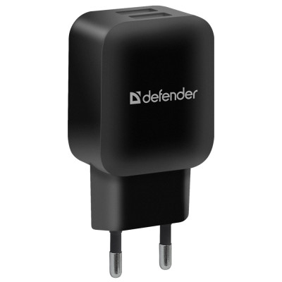 Зарядний пристрій 2xUSB 2.1А EPA-13 чорний Defender