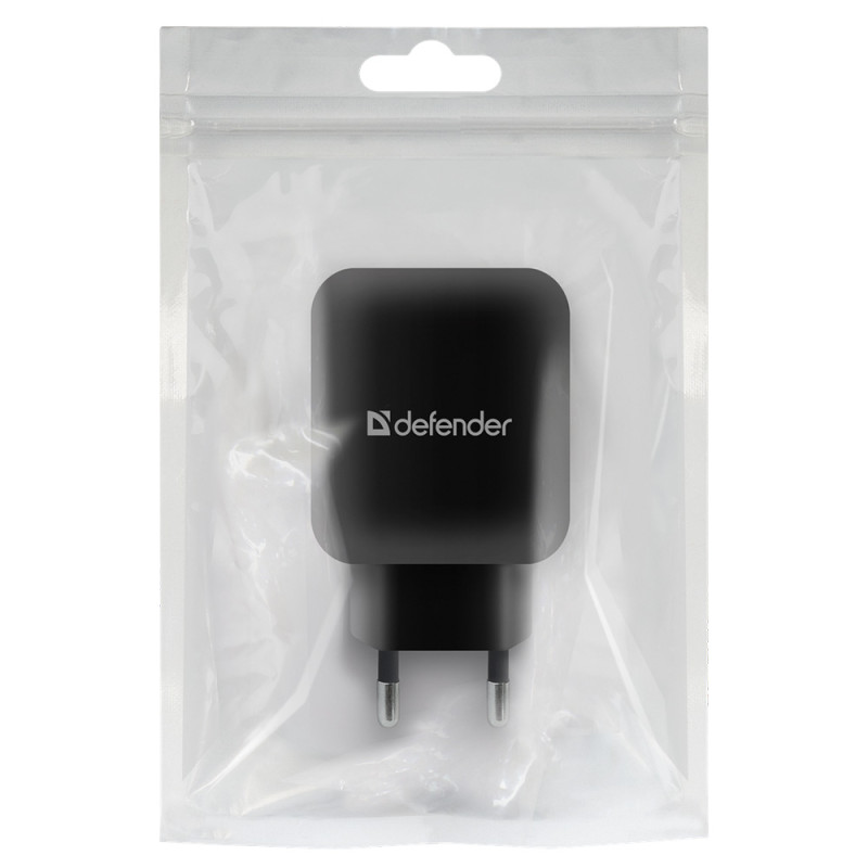 Зарядний пристрій 2xUSB 2.1А EPA-13 чорний Defender