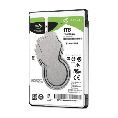 HDD 2,5" 1000Gb, 5400, Barracuda , 128M, SATA (ST1000LM048)