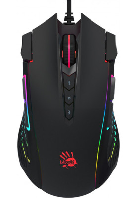 Мишка ігрова A4-Tech J90S Bloody 8000dpi, 11 кн., RGB, Black
