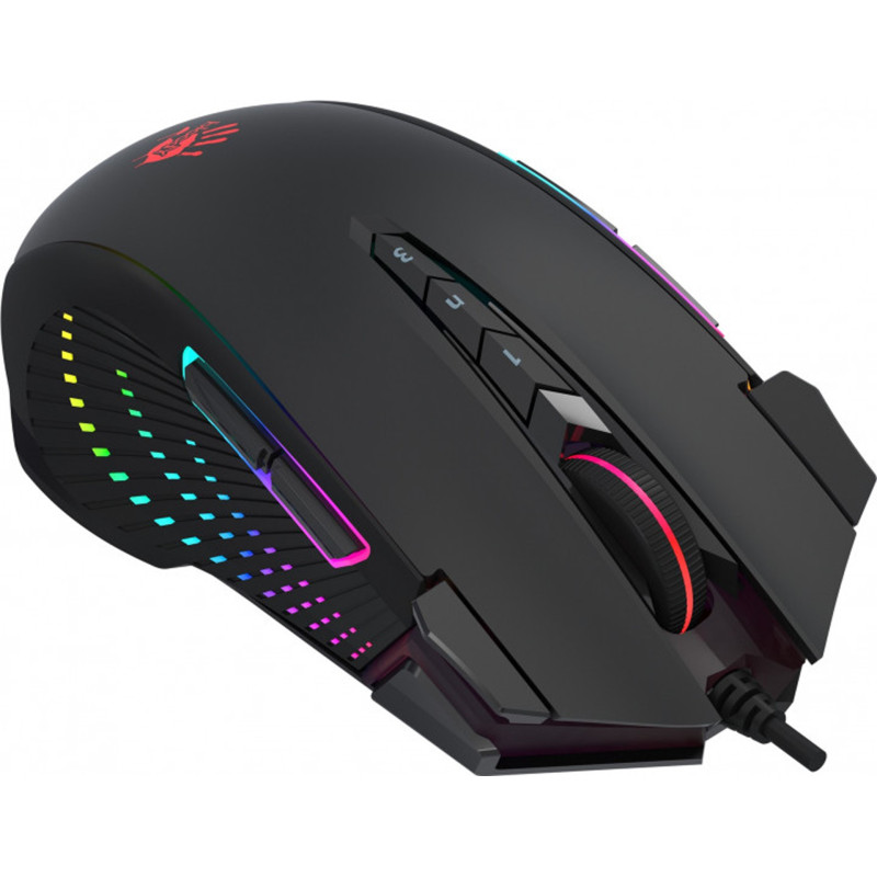 Мишка ігрова A4-Tech J90S Bloody 8000dpi, 11 кн., RGB, Black