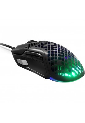 Мишка SteelSeries Aerox 5, RGB, 18000dpi., 9кн., чорна