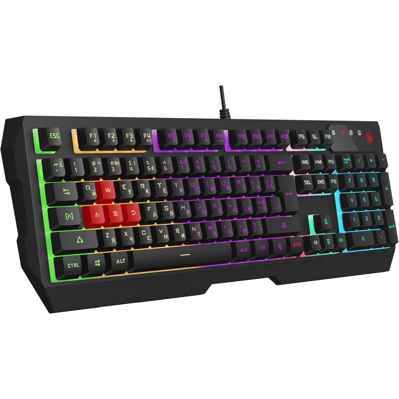 Клавіатура ігрова механічна A4-Tech B140N Bloody, USB чорна