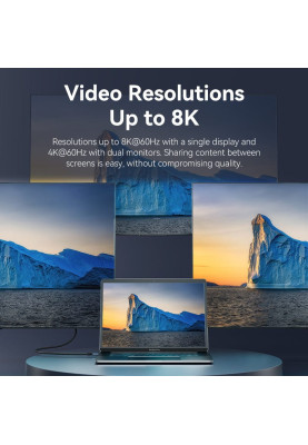 Кабель USB 4.0 Type-C M-M, 1.0 м 240W (50V/5A) 8K60Hz Thunderbolt 4 Gray Aluminum Alloy Vention