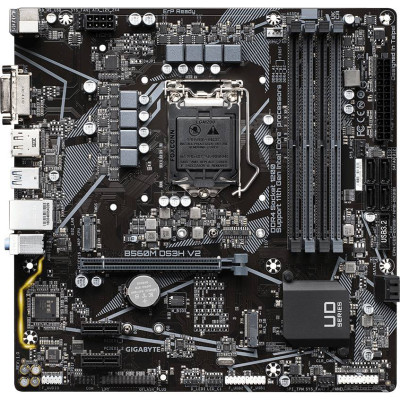 Материнська плата Gigabyte B560M DS3H V2 (1200/B560, 4*DDR4, PCIex16, 4xSATAІІІ, 2xM.2, GLan,7.1ch, mATX)