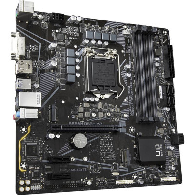 Материнська плата Gigabyte B560M DS3H V2 (1200/B560, 4*DDR4, PCIex16, 4xSATAІІІ, 2xM.2, GLan,7.1ch, mATX)