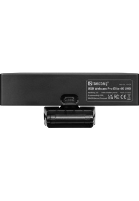 Веб-камера Sandberg Webcam Pro Elite 4K UHD (IMX258) Autofocus USB-A/USB-C